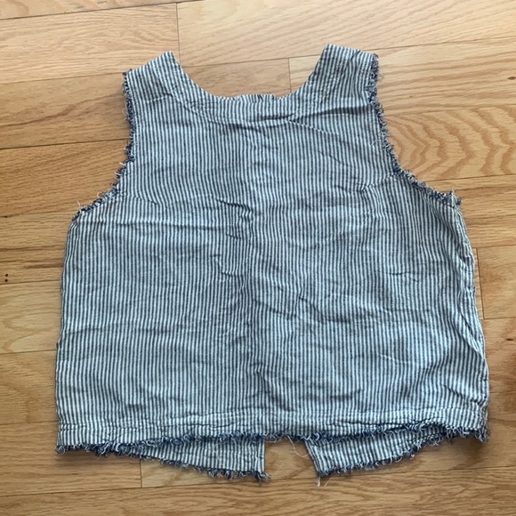 Thread and supply Verona tank, blue stripe - Picture 3 of 4